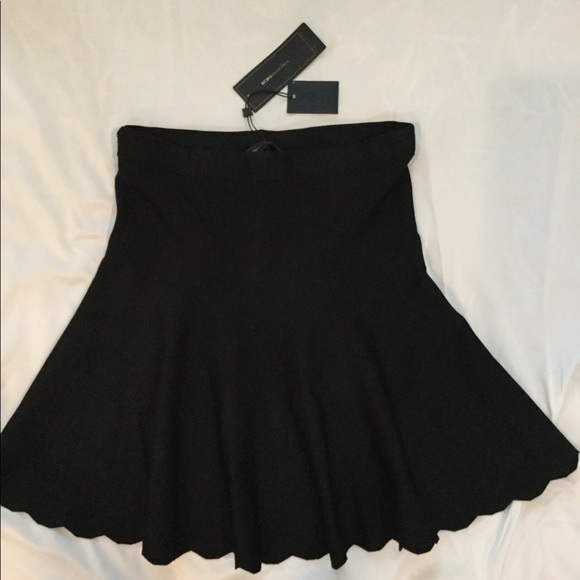 A line black miniskirt - Picture 4 of 5